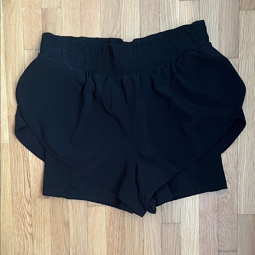 Athleta Black Running Shorts